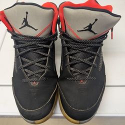 Jordan Flight Remix Black/Infrared 23 Cool Grey Size 10.5