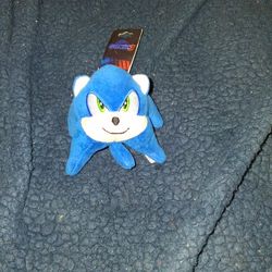 Sonic 3 Head Plush Keychain