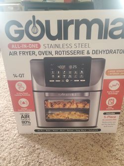 Gourmia 14-Qt Stainless Steel Air Fryer Oven