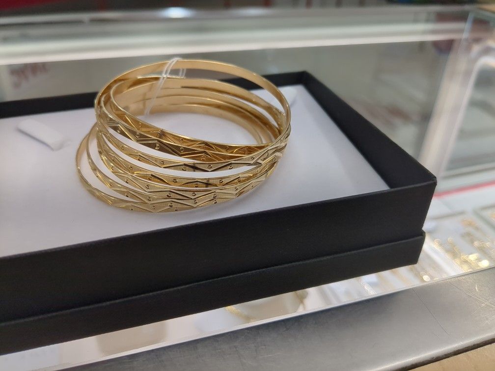 14k Solid Gold Days Bracelet 61 Grams Layaway Available 10% Down
