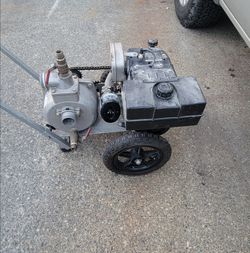 2" Water Pump, 7920 GPH, 26' Suction, 164' Head