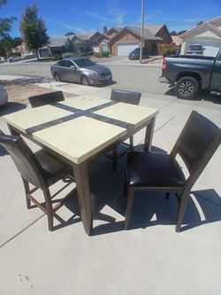 Table & 4 chairs