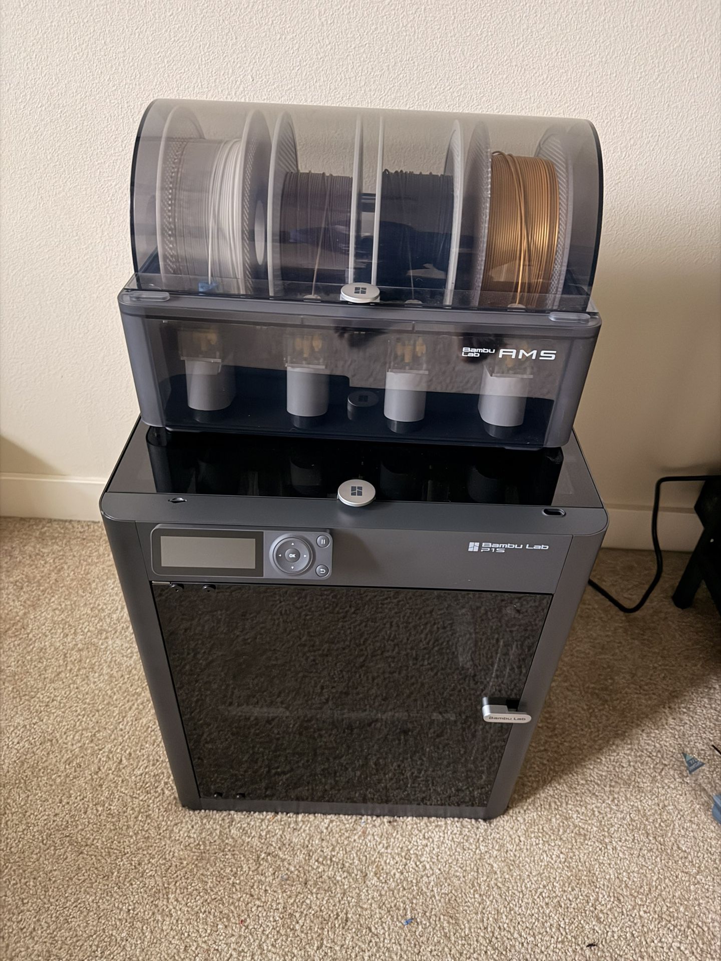 Bambulab P1S 3D Printer With AMS (Automatic Material System)