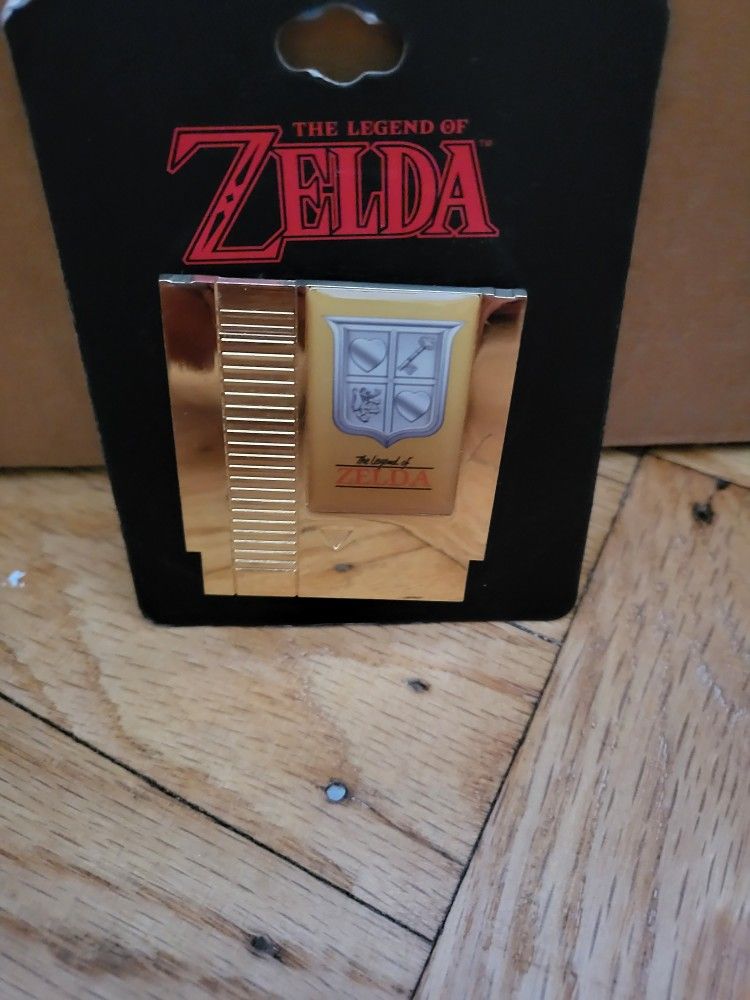 Nintendo Legend Of Zelda Enamel Metal Pin Retro Nintendo Tape