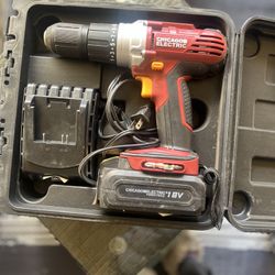 Chicago Electric 18V Cordless Drill Kit with Case & Charger Price: $35 (Negotiable)