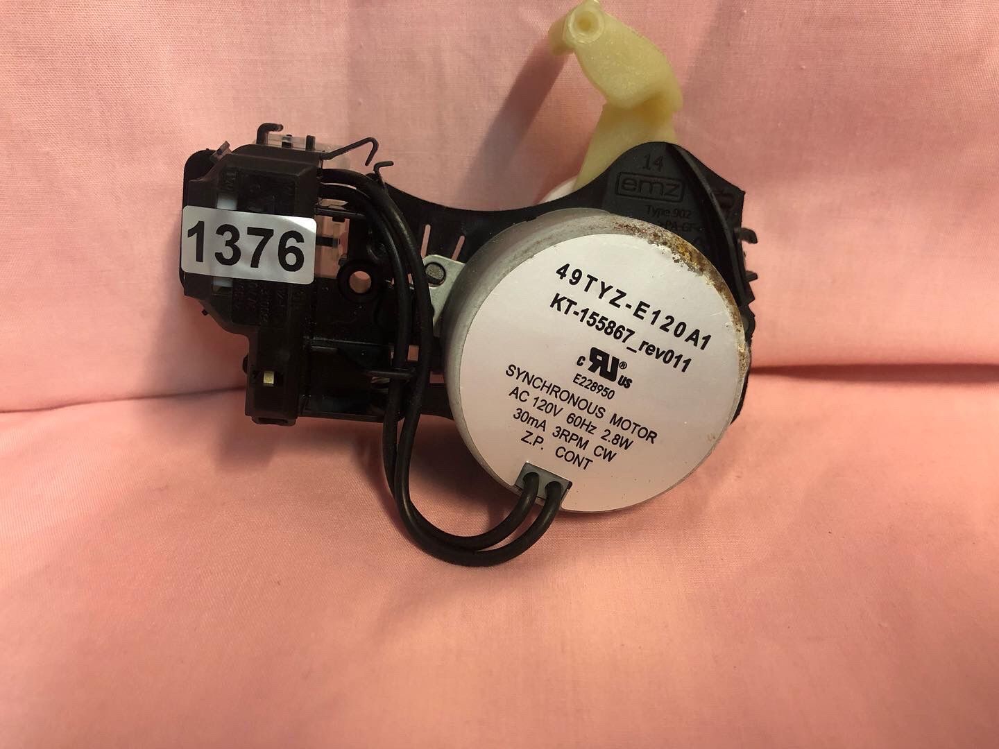 Whirlpool Washer Actuator Part # W11481722