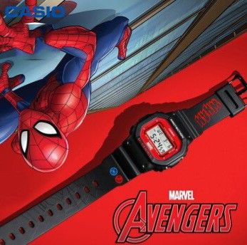 CASIO G-SHOCK MARVEL ( SPIDERMAN ) 3229-DW-5600VT- JAPAN