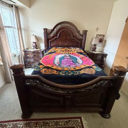   Solid Wood Mahogany bedroom Set