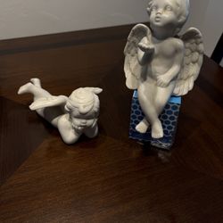 Ceramic Cherub Pair