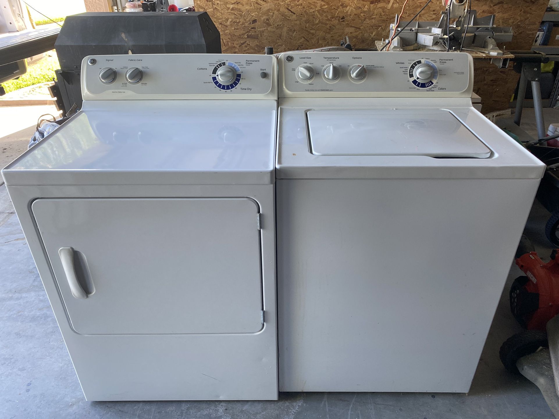 GE Used Washer And Dryer Set In Good Condition