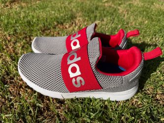 Adidas Slip-On Sneakers Gray and Red