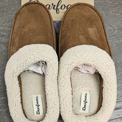 Dearfoams Cozy Comfort Microsuede Scuff Slippers Unisex New