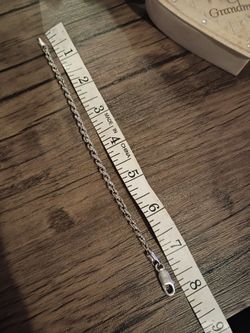 925 Italy rope bracelet