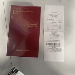 Baccarat Rouge 540 Extrait de Parfum 70ml - Brand New/Sealed