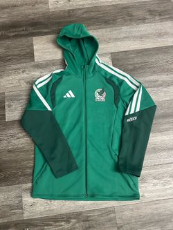 Men’s Adidas Mexico Hooded Jacket XL Soccer Futbol