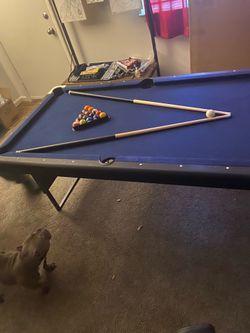 Folding billards pool table