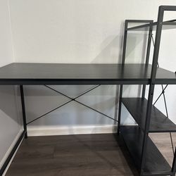 Office Desk with Shelves