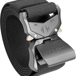 Military-style Tactical Belt - black 30-36” 