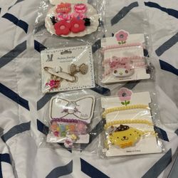 Accessories for girls, bracelets, hair accessories