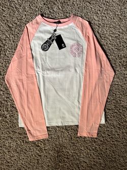 ~ Chrome Hearts pink long sleeve