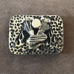 New Heavy Metal Motor Belt Buckle  