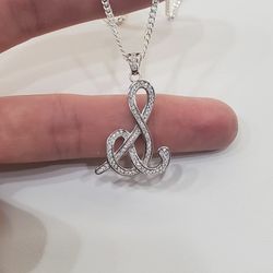 Letter S with 22inch Chain