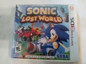 Nintendo 3ds Sonic lost world cib