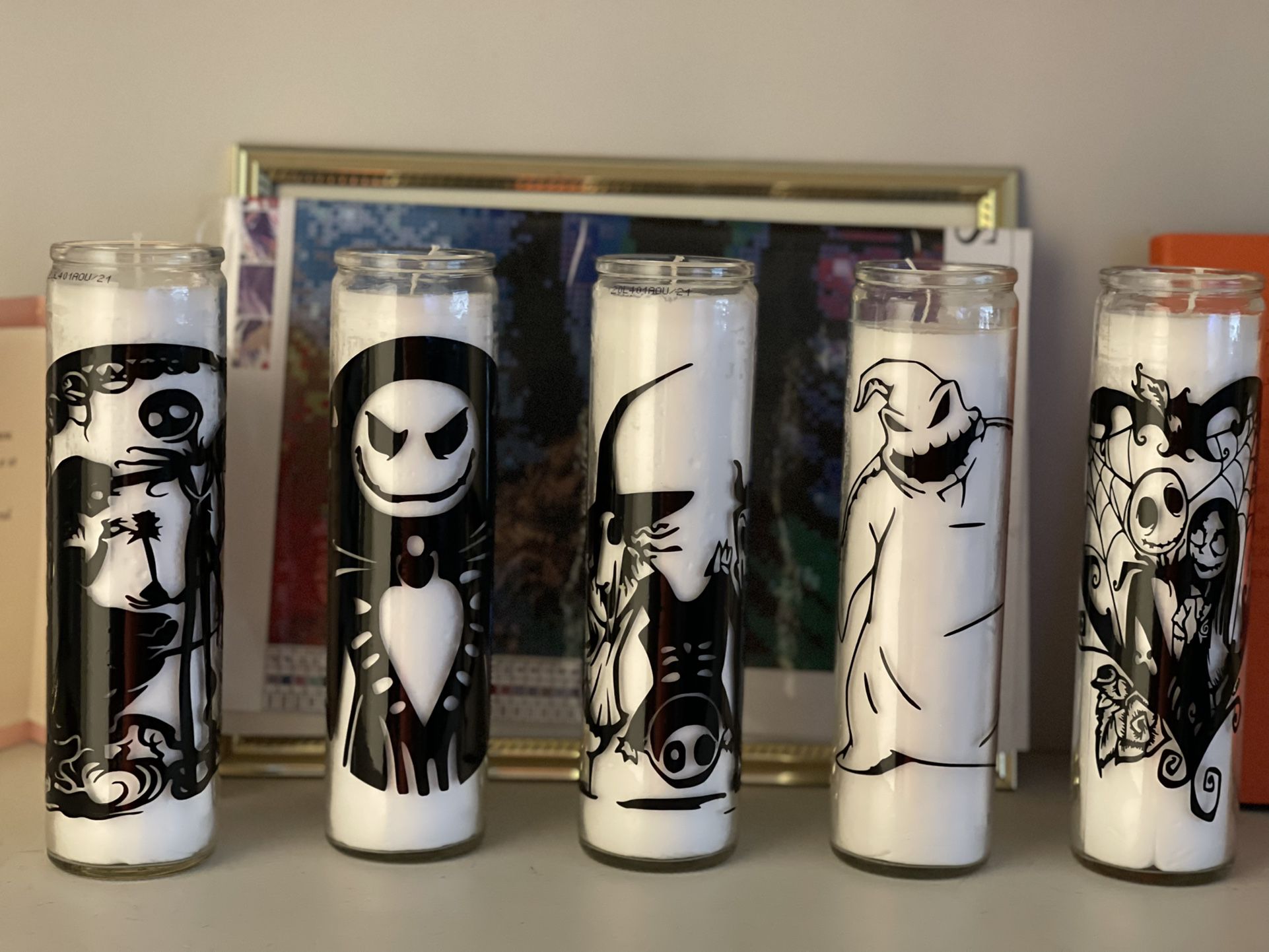 Custom Halloween Candles 