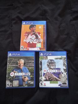 PlayStation 4 Madden 20,21 And 23