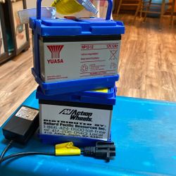 2  Batteries 12volt For Kids Ride Toys $40