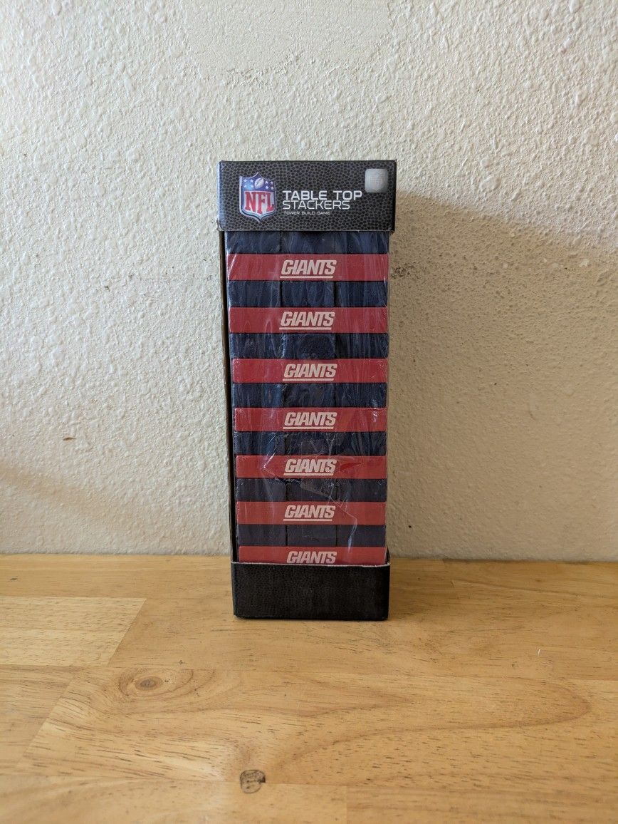 NFL Tablet Top Stackers Tower Wild Game New York Giants 