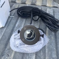 Corona CL-307 cast brass underwater lamps x8