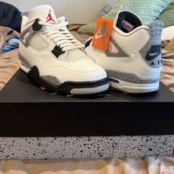 Jordan 4 White Cements 2025