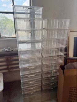 Free Acrylic Drawers- must pick up today Jersey City