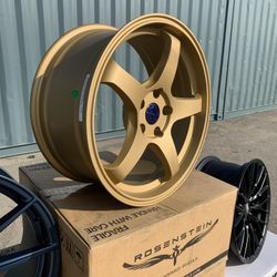 18" Brand New Rosenstein Gold Wheels