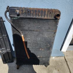 1975 C10 Radiator, Fan, Shroud And Support 