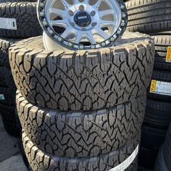 17”x9” MVX WHEELS / BFGOORICH KO3 LT315/70R17 TIRES FOR SALE!!!