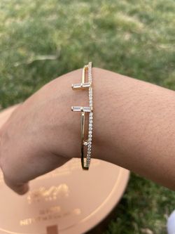 Bracelette Gold Whit Circonias