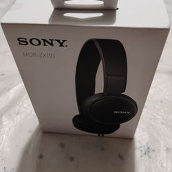 New , Sony MDR- ZX110  , Stereo Headphones  , 