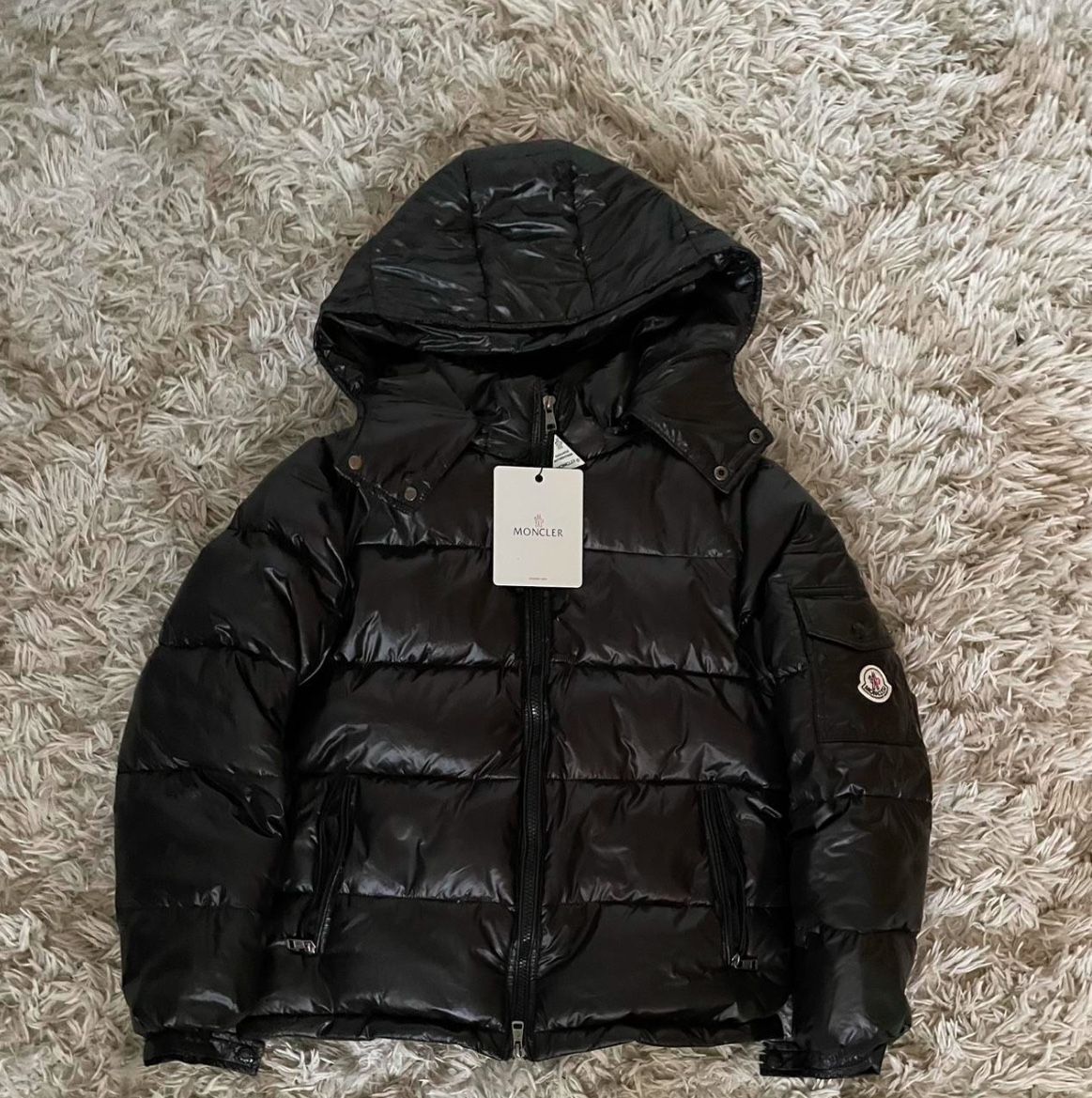Moncler Maya Black Puffer Jacket