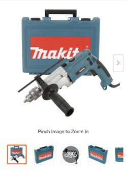Makita 6.6 Amp 3/4 in. Corded Hammer Drill with Torque Limiter Side Handle Depth Gauge Chuck Key Hard Case
