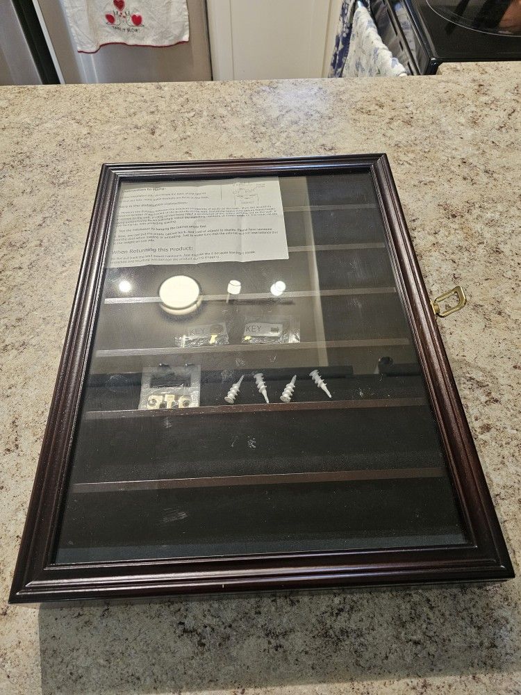 Shadow Box Display Case W/ Shelves