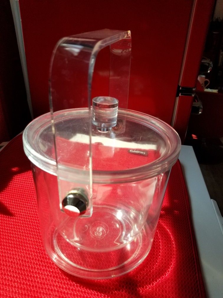 Insulated Lucite Ice Bucket