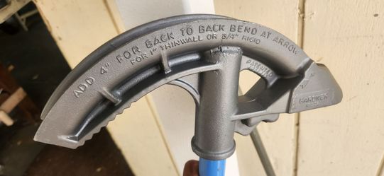 1 inch electrical emt conduit pipe bender