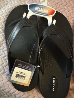 Black okabashi sandles