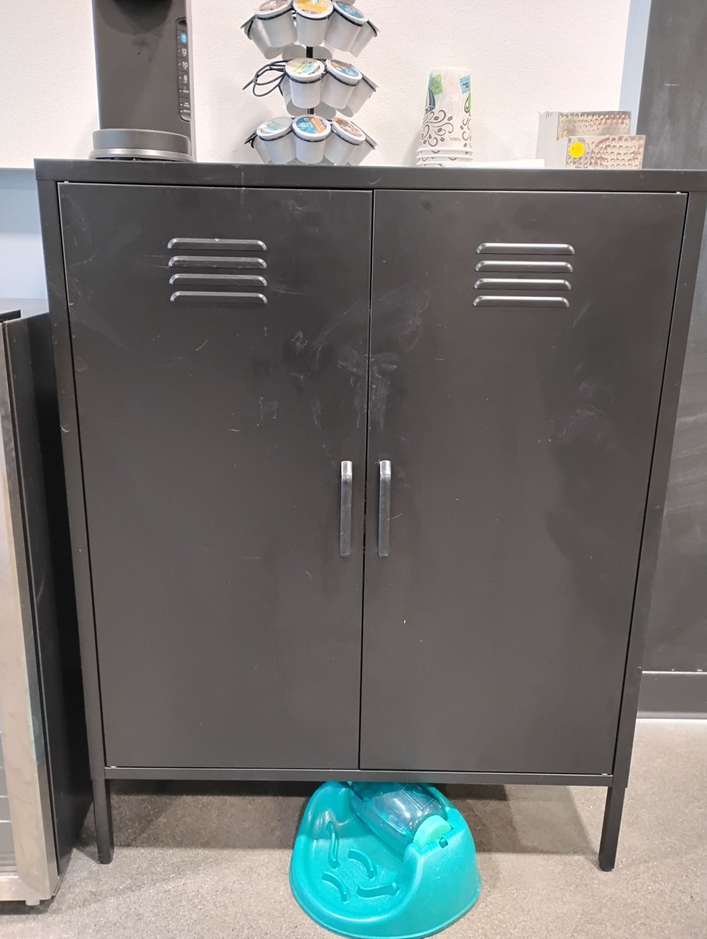 2 Door Metal Locker Storage Cabinet