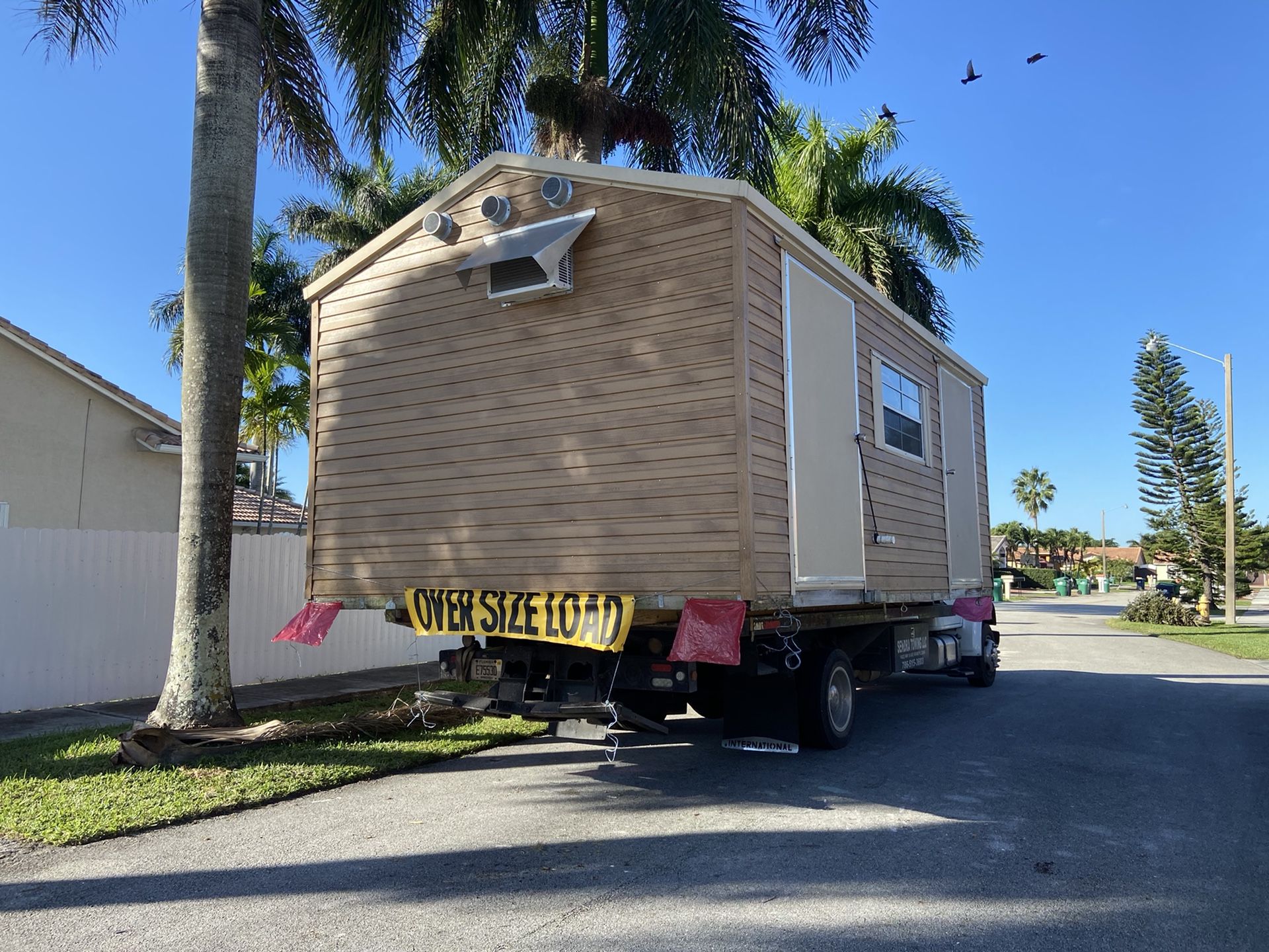 Shed relocated,,, movemo casita de patio