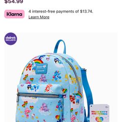 Loungefly Hello Kitty® And Friends x Care Bears™ Claire's Exclusive Printed Backpack