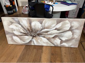 Abstract Flower Canvas Painting Wall Art