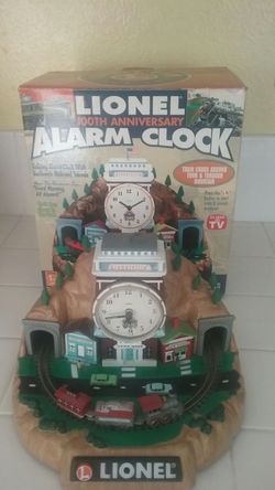 Lionel 100th anniversary alarm clock